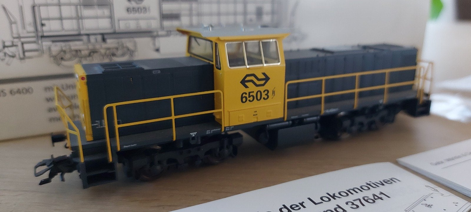 Märklin NS 6503 MaK 1206 dieselloc dig. artnr 33644 in ovp, Hobby en Vrije tijd, Wisselstroom, Locomotief, Ophalen of Verzenden
