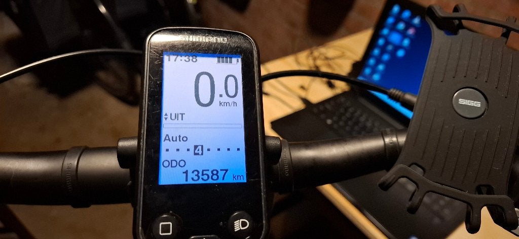 Shimano SC-E6100 display configureren voor DU-E6001-6010, Ophalen of Verzenden, Nieuw, Elektrische fiets, Motor
