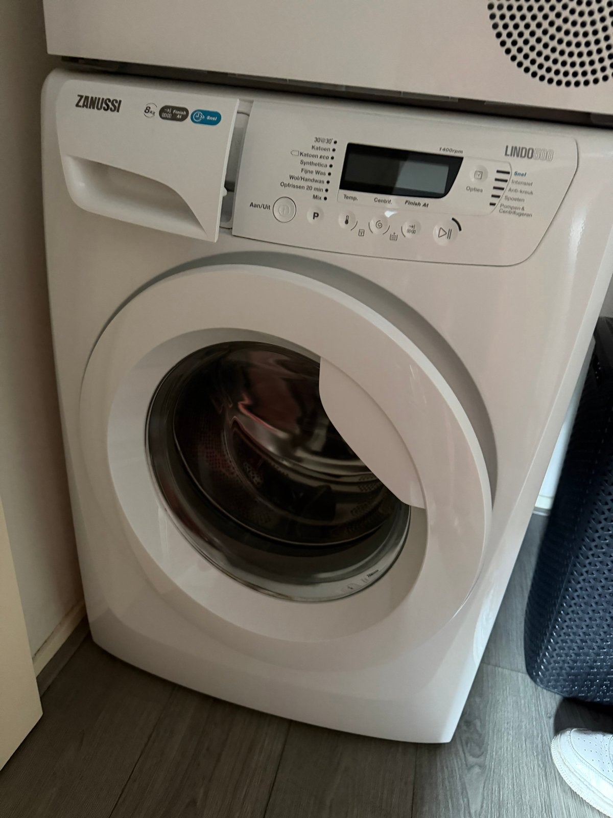 Zanussi Lindo 300 Wasmachine 8kg (goede staat), Witgoed en Apparatuur, Wasmachines, Ophalen, 1200 tot 1600 toeren, 8 tot 10 kg