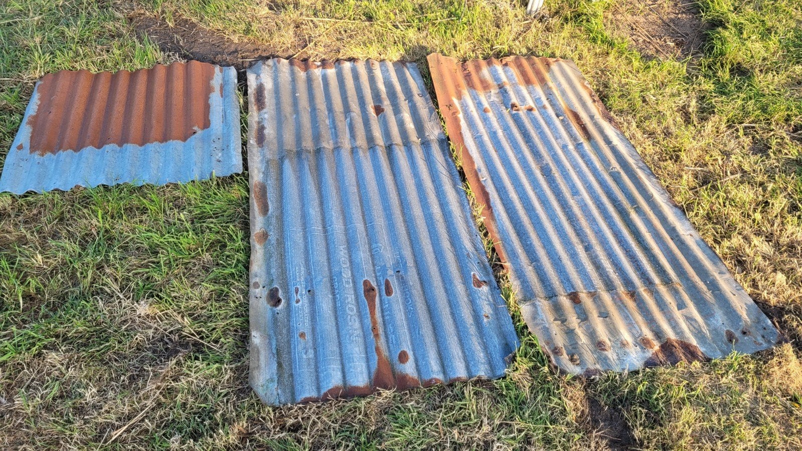 Golfplaten vintage., Ophalen, Gebruikt, Overige kleuren, 15 m² of meer