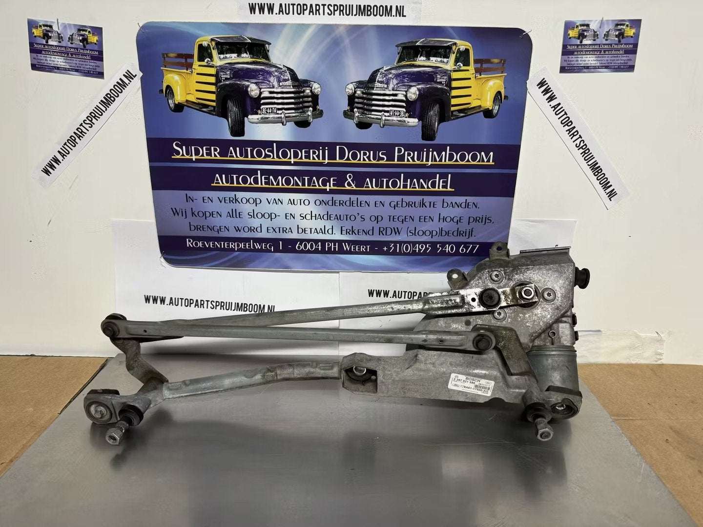 Ford fiesta ja8 ruitenwissermotor mechaniek, Gebruikt, Info@ford.com, Ophalen of Verzenden, Ford