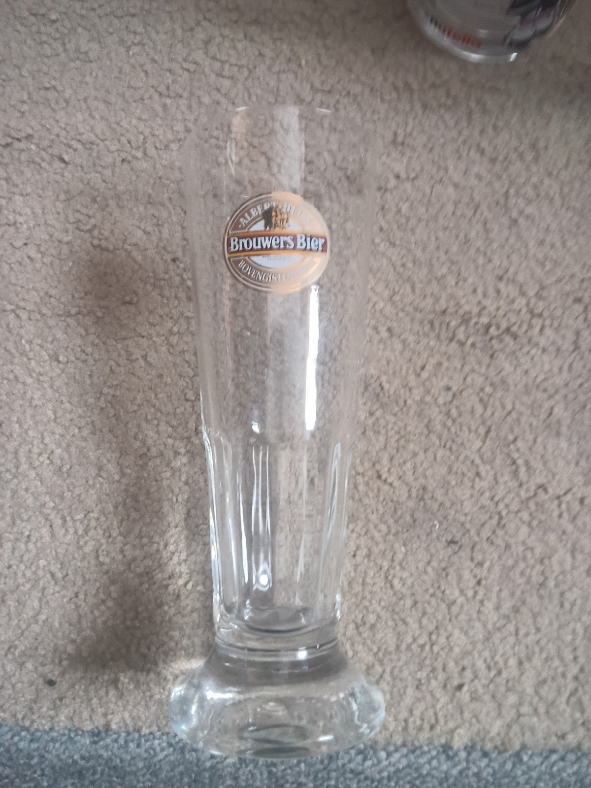 Brouwers Bier glas - Zo goed als nieuw, Ophalen of Verzenden, Zo goed als nieuw, Bierglas