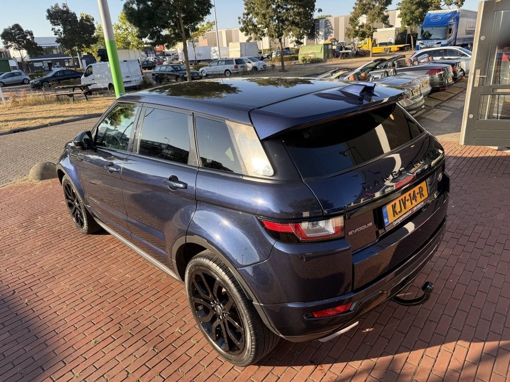 Land Rover Range Rover Evoque 2.0 Si4 HSE pano camera leder, Auto's, Automaat, Euro 6, 4 cilinders, Blauw