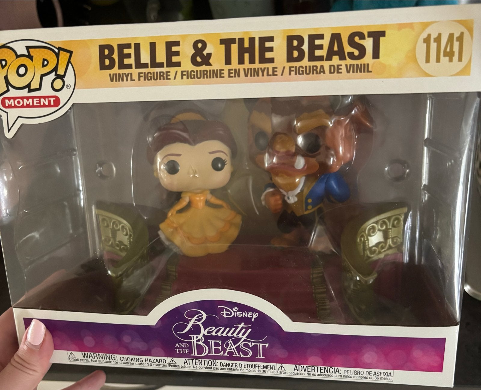 Funko Pop! Moment Belle & het Beest - Disney 1141, Ophalen, Assepoester of Belle, Zo goed als nieuw, Beeldje of Figuurtje