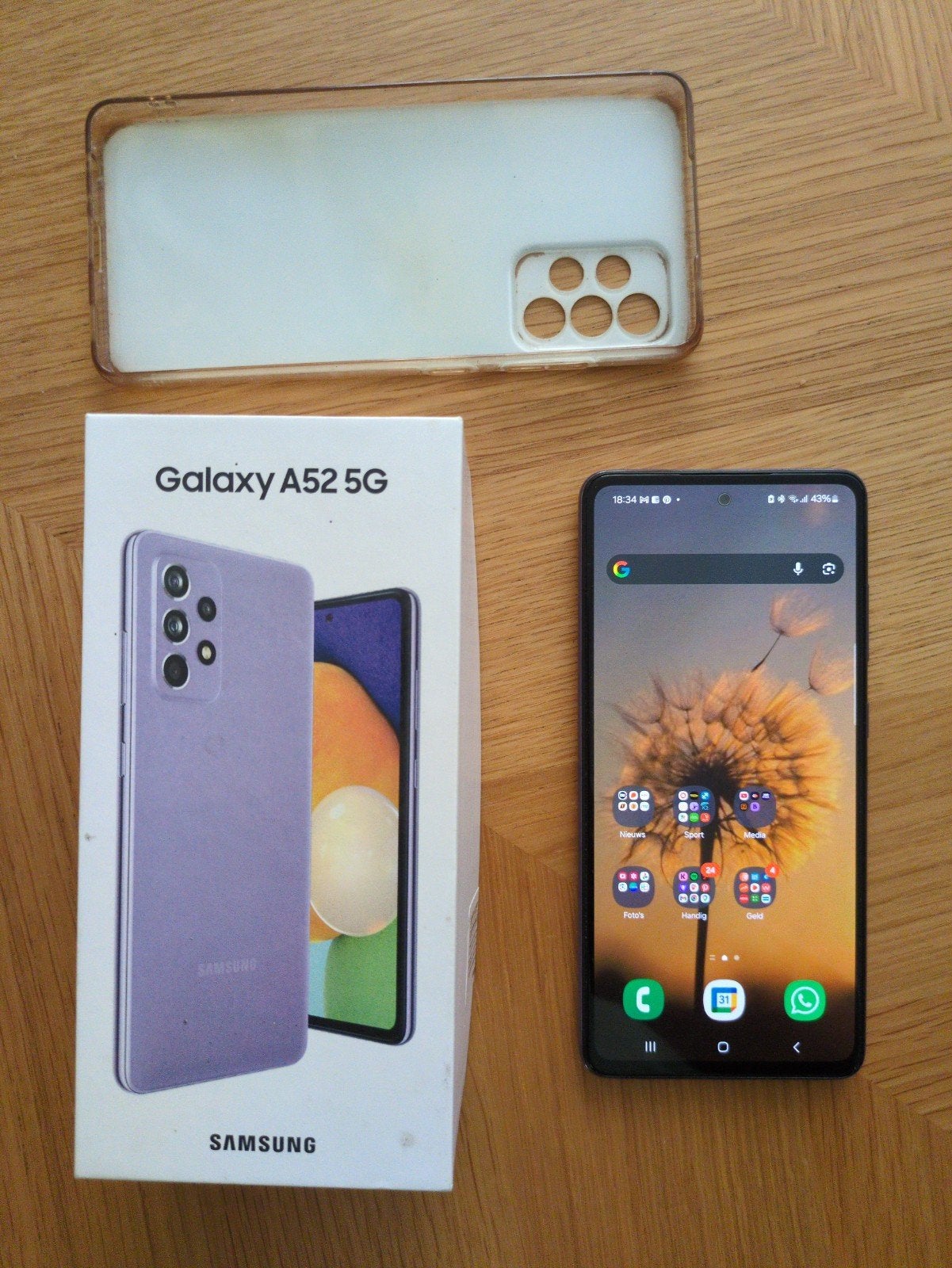 Samsung A52 5g 128 gb ZGAN, Telecommunicatie, Mobiele telefoons | Samsung, Zwart, Ophalen of Verzenden, Zo goed als nieuw, 128 GB