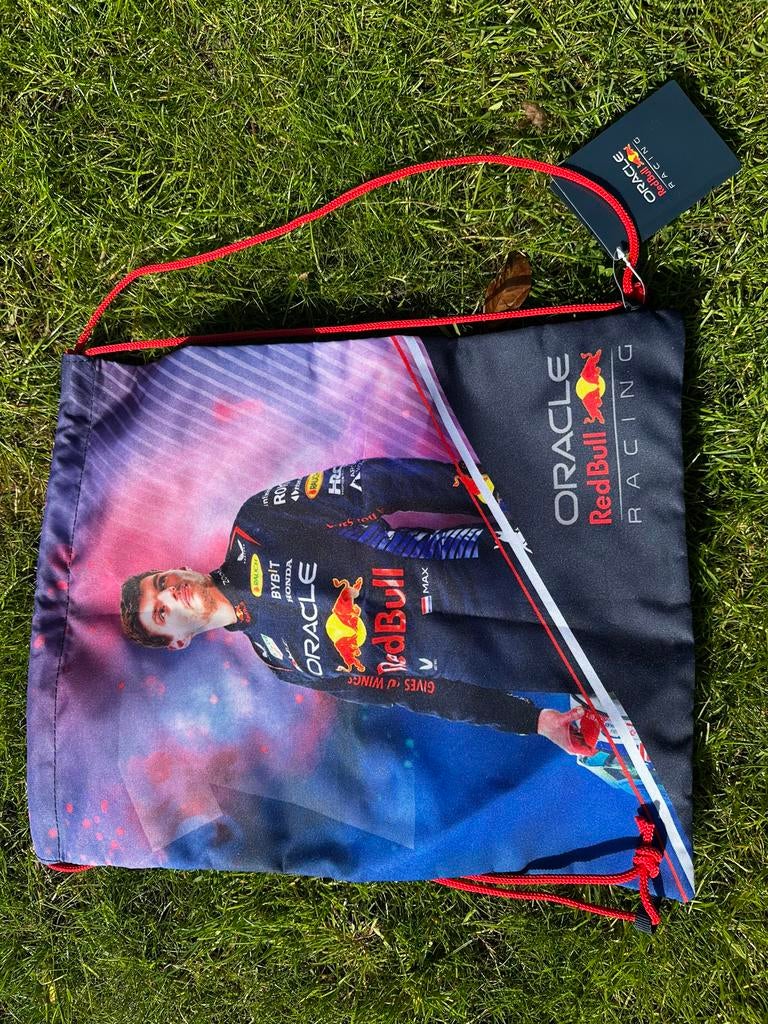Red Bull Racing Max Verstappen Gymtas met kaartje, Ophalen of Verzenden, Zo goed als nieuw
