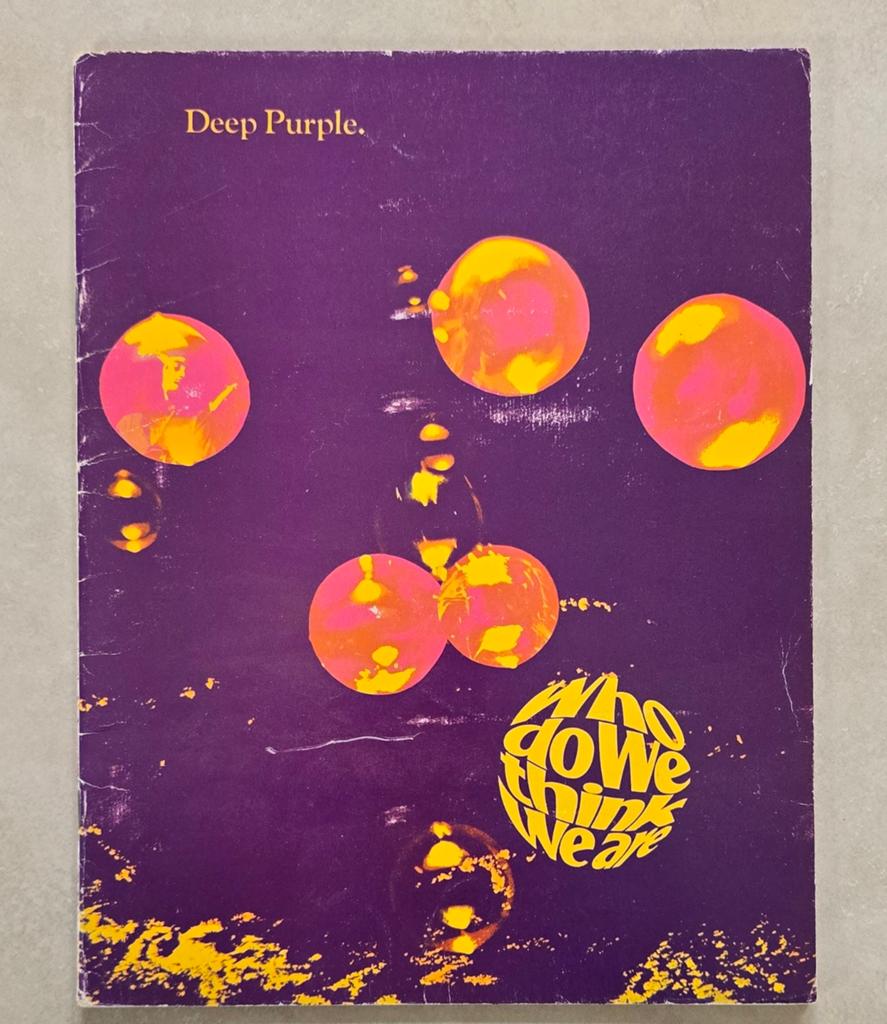 Deep Purple Songbook (1973) Who Do We Think We Are - UK 1e d, Muziek en Instrumenten, Bladmuziek, Ophalen of Verzenden, Gebruikt