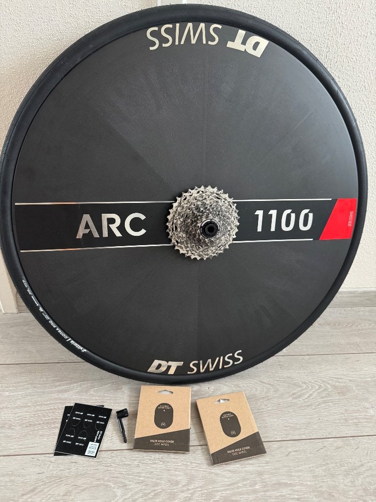 Dt Swiss arc 1100 discwiel triathlon en/of tijdrit, Ophalen, Zo goed als nieuw, Band