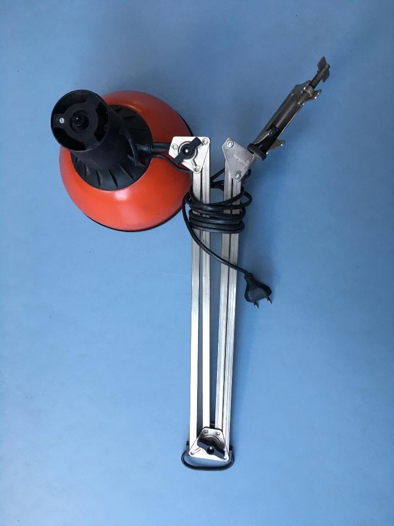 Vintage Lival P12 lamp, Huis en Inrichting, Lampen | Tafellampen, Ophalen of Verzenden, Gebruikt, Metaal, Minder dan 50 cm