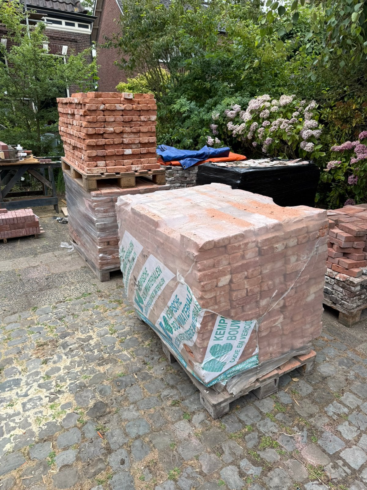 Verbeterde oude paapsteen, rijnformaat KBM, Ophalen, Zo goed als nieuw, Bakstenen
