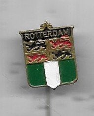 ROTTERDAM WAPEN LOGO SPELD, Ophalen of Verzenden, Zo goed als nieuw, Stad of Land, Speldje of Pin