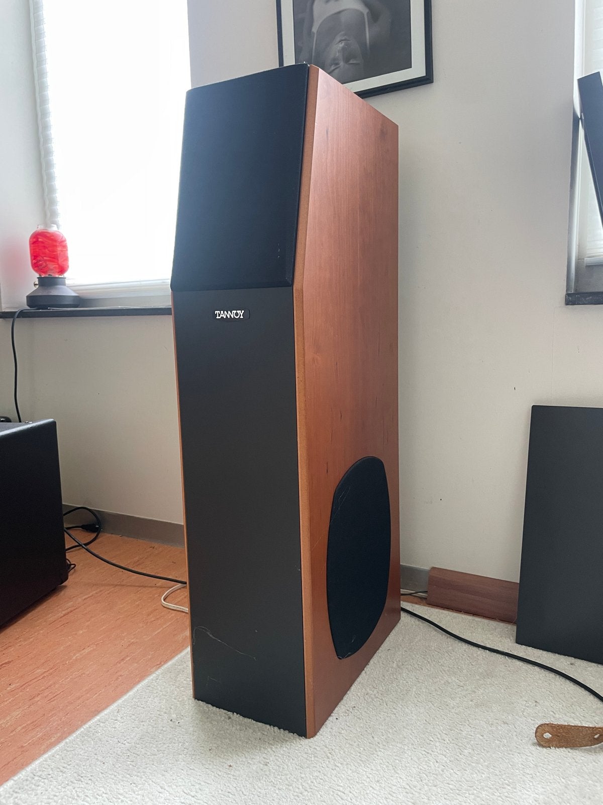 Tannoy P40 Cherry L/H Vloerstaande Luidsprekers, Vloerstaande luidspreker, Gebruikt, 120 tot 150 watt, Basreflex
