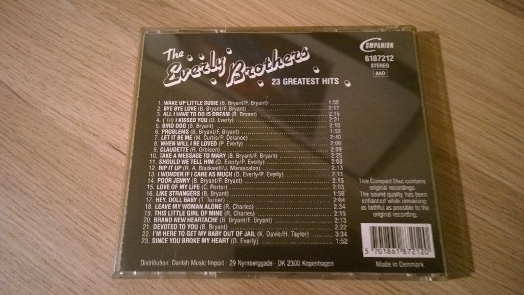 The everly brothers- 23 greatest hits, Ophalen, Gebruikt, Poprock, Album