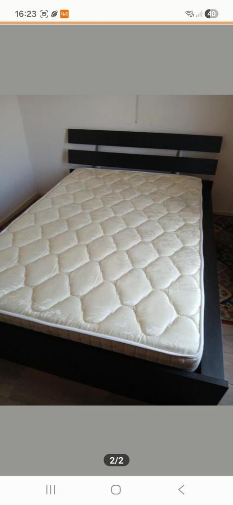 Mooi tweepersoonsbed compleet, Ophalen, Tweepersoons, Zo goed als nieuw, 200 cm