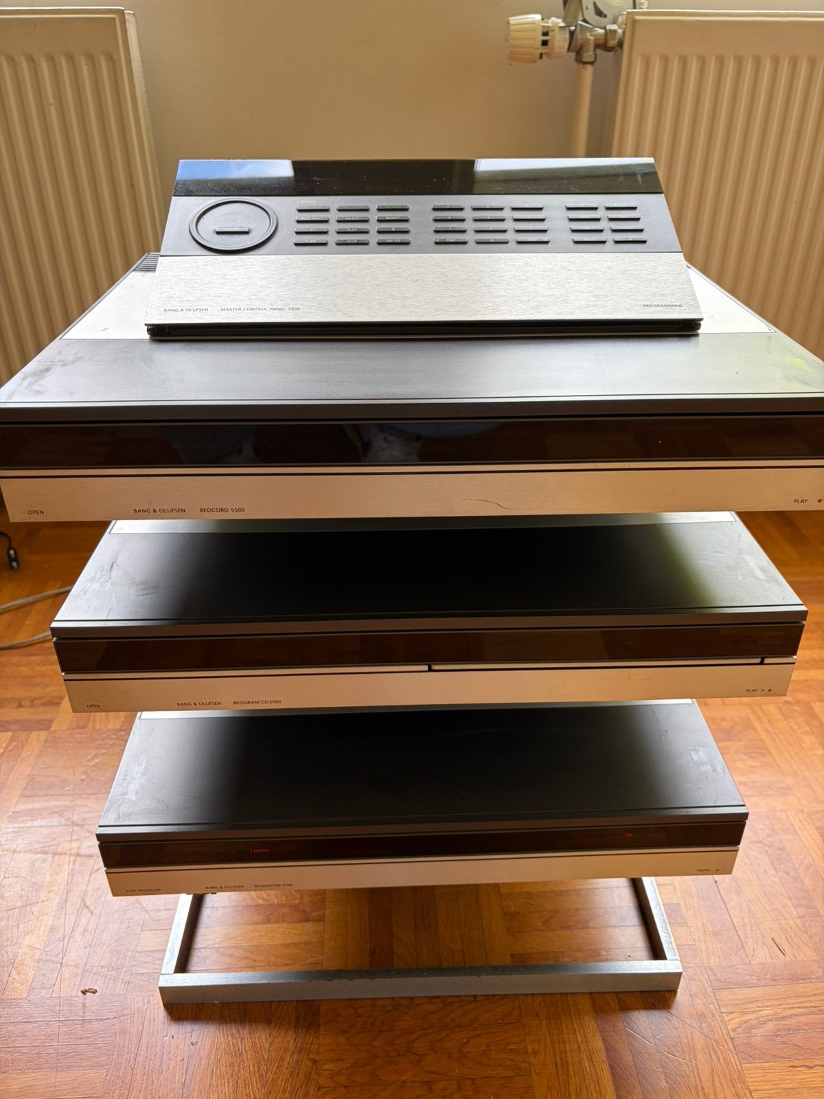 Bang & Olufsen Beosystem 5500 set + originele B&O standaard, Ophalen, Gebruikt, Tuner of Radio, Losse componenten