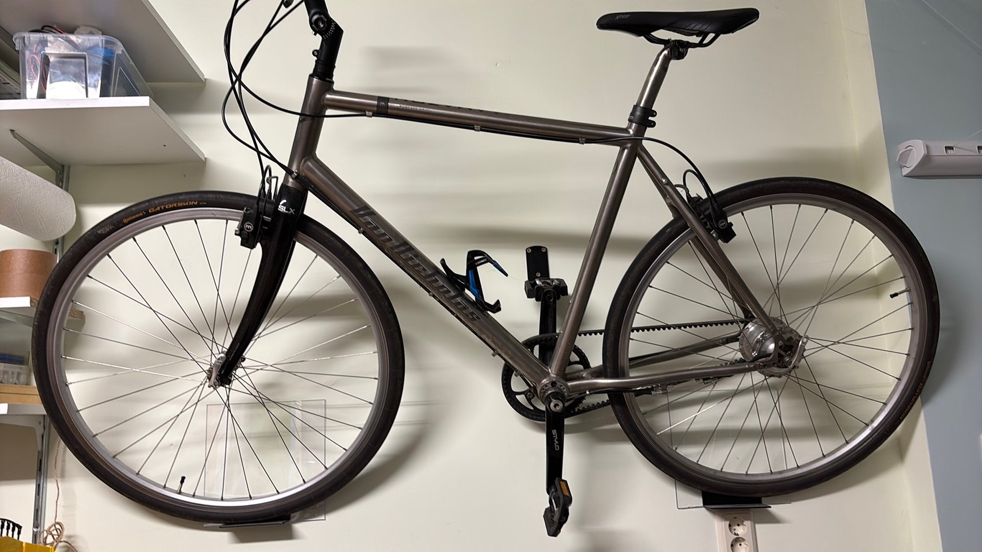 Van Nicholas Amazon titanium hybride  56 cm Rohloff, 28 inch, Gebruikt, 10 tot 15 versnellingen, Velgrem