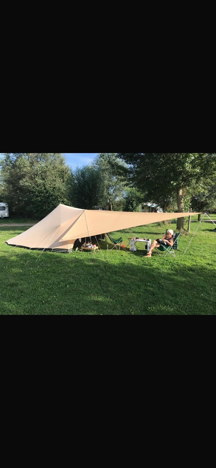 Tent de windroos van slee topmodel nieuwstaat, Ophalen, Zo goed als nieuw
