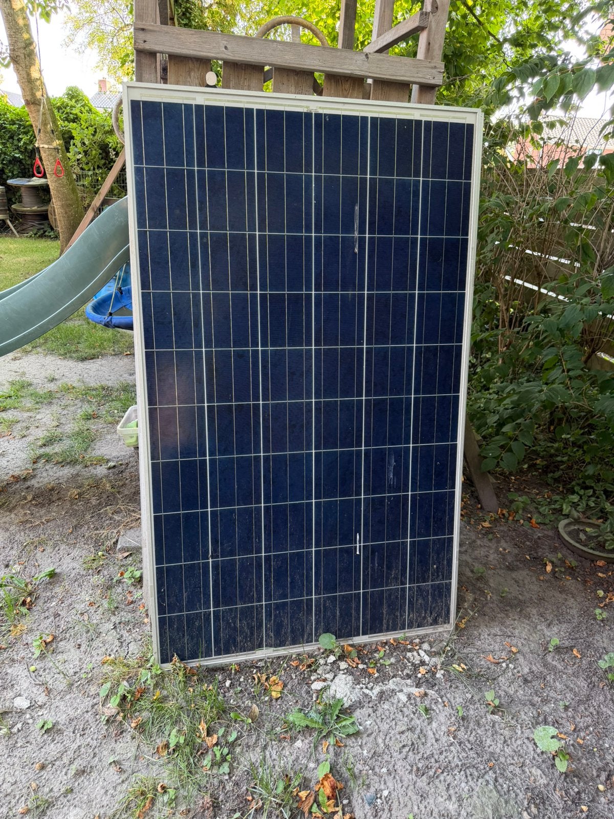10 zonnepalen + omvormer en dakhaken / rails 245WP, Ophalen, Gebruikt, Compleet systeem, 200 wattpiek of meer
