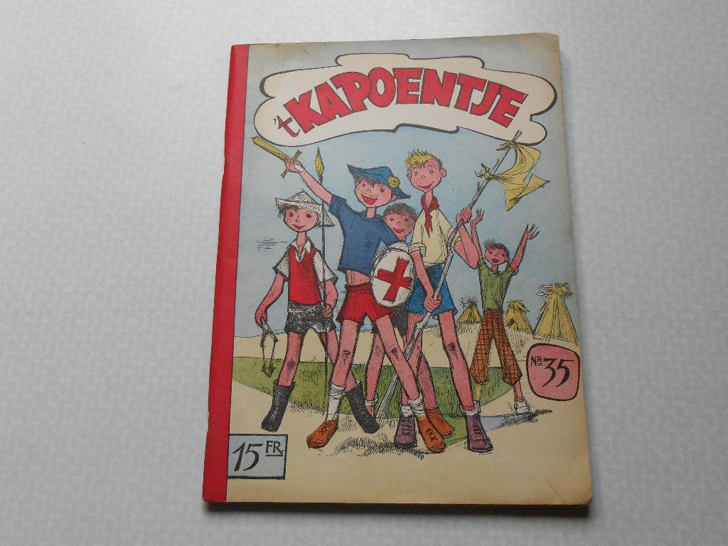 Kapoentjes Album 35 1 ste druk 1957., Marc Sleen, Eén stripboek, Ophalen of Verzenden, Zo goed als nieuw