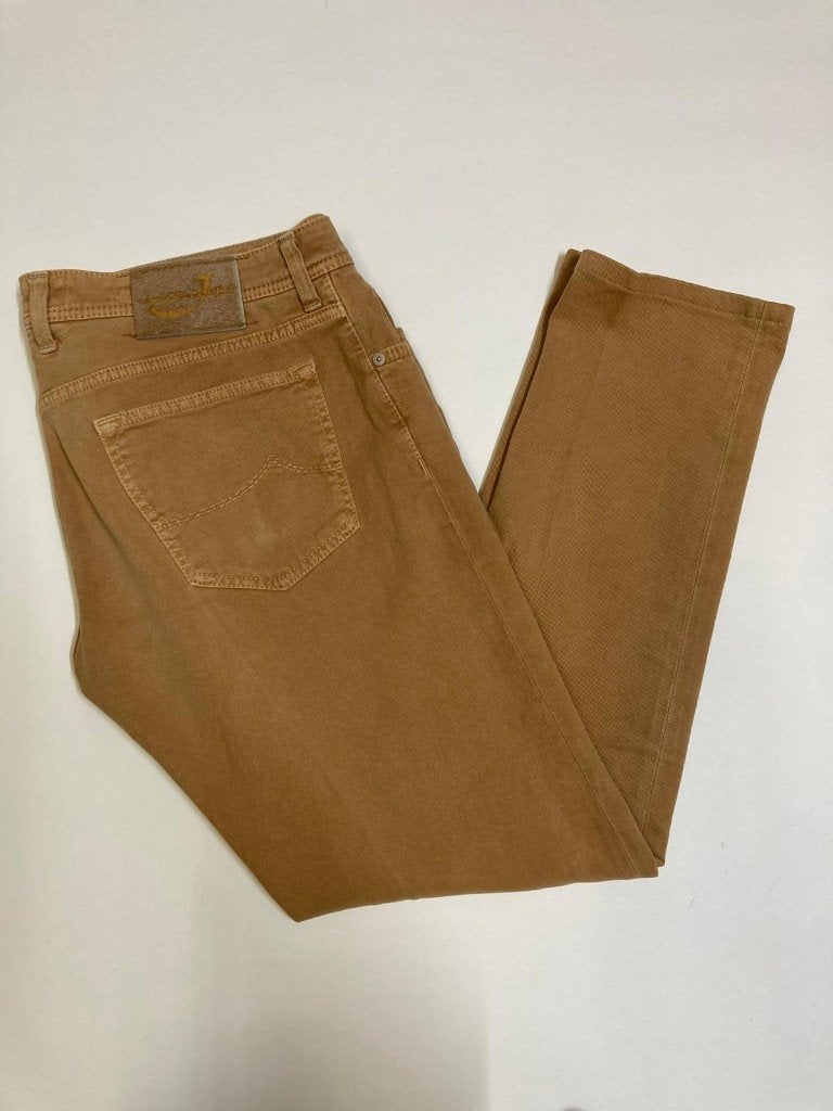 Jacob Cöhen Style Nick slim jeans - 40 - Brown - Brown Patch, Overige kleuren, Ophalen of Verzenden, Zo goed als nieuw, Jacob Cohen