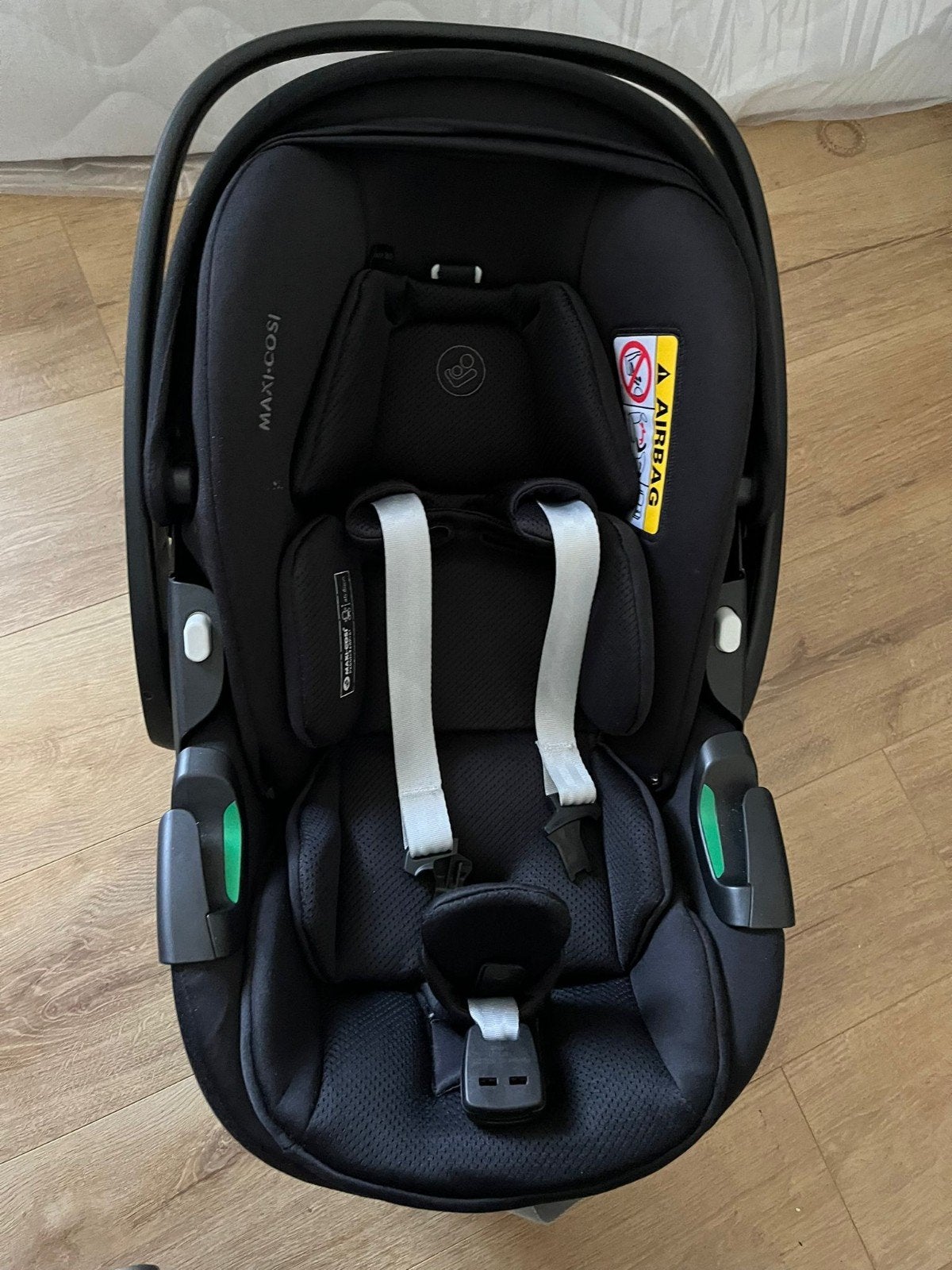 Maxi-Cosi 360 i-Size autostoel met FamilyFix 360 base, Ophalen, Autogordel of Isofix, Gebruikt, Slaapstand