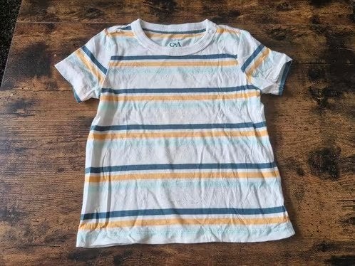 Nieuw wit gestreept tshirt Maat 92 h3, Kinderen en Baby's, Kinderkleding | Maat 92, C&A, C&A, Jongen of Meisje, Onbekend