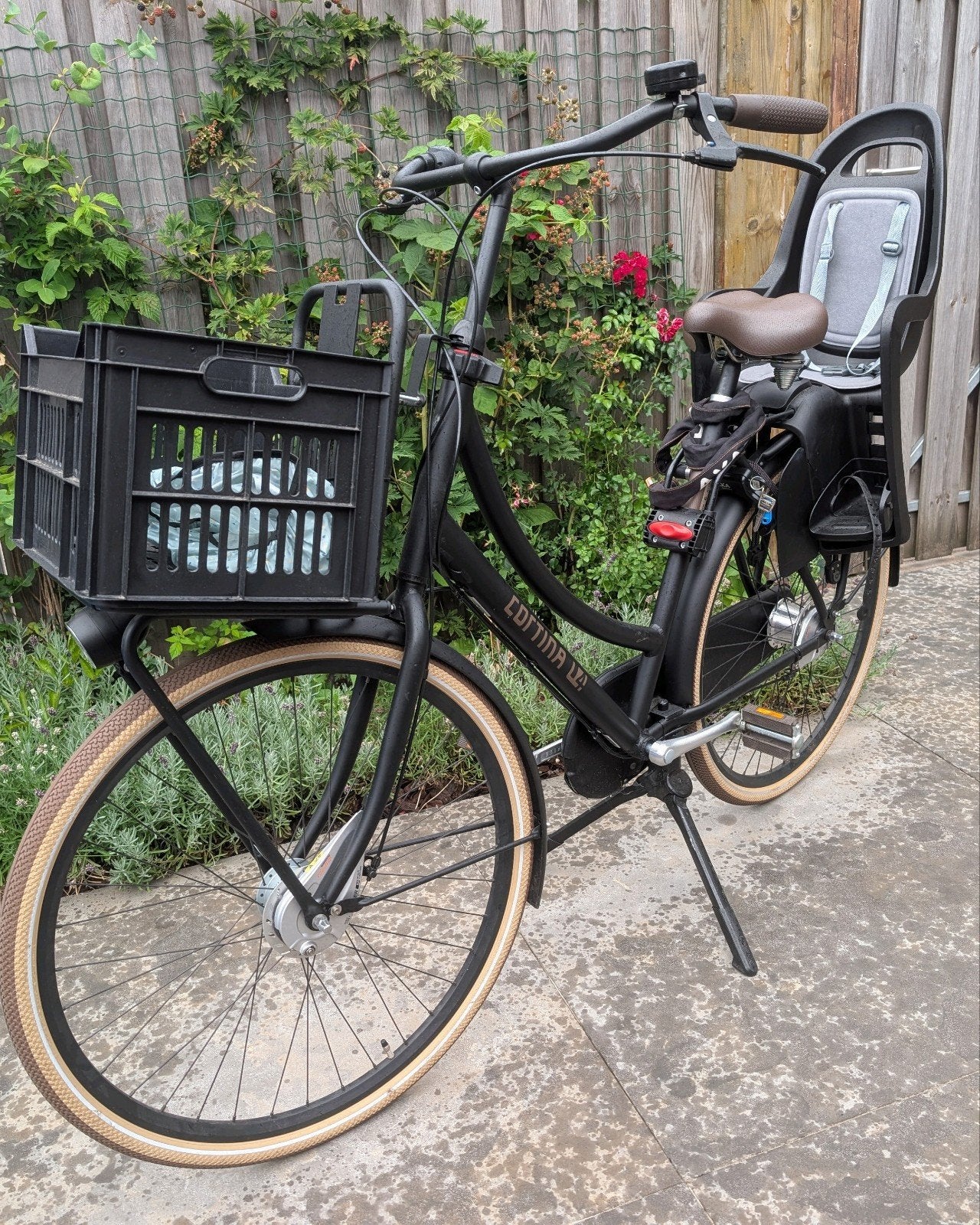 Cortina L4 Mamafiets Zwart - Zo goed als nieuw, Ophalen, Zo goed als nieuw, Overige merken, Versnellingen
