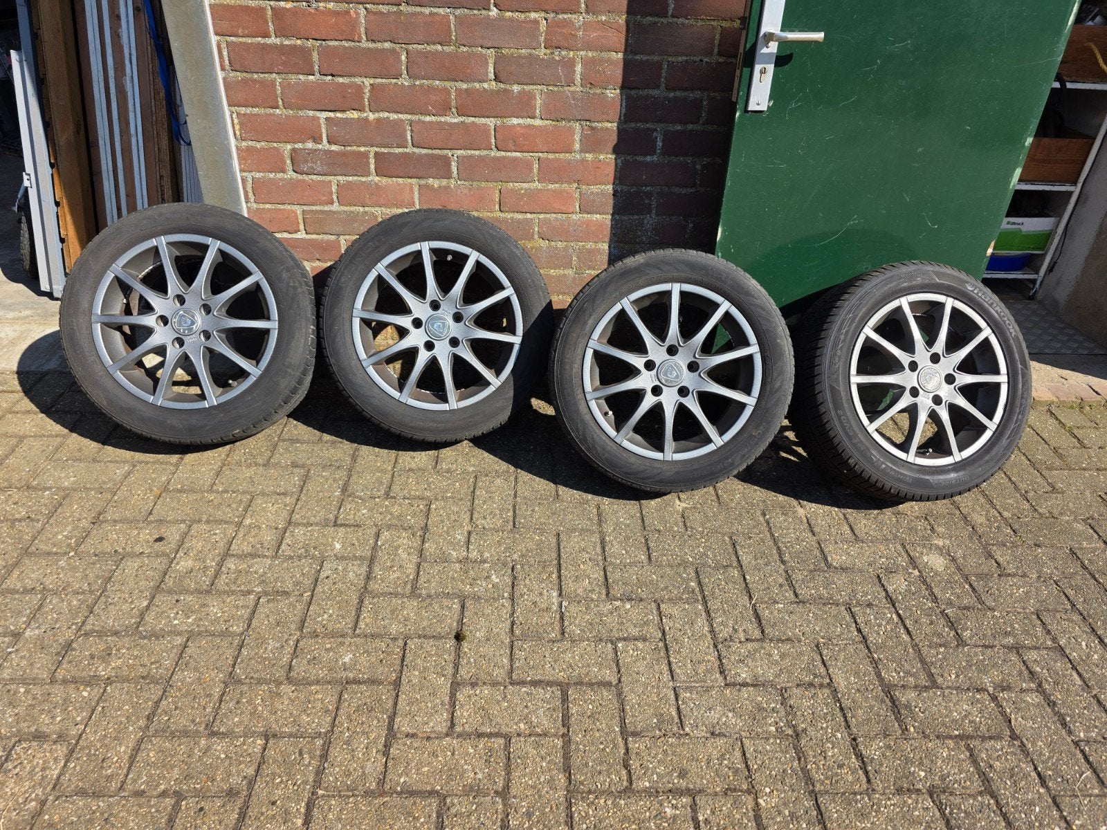 Peugeot Velgen met Winterbanden - 16 inch, Ophalen of Verzenden, Gebruikt