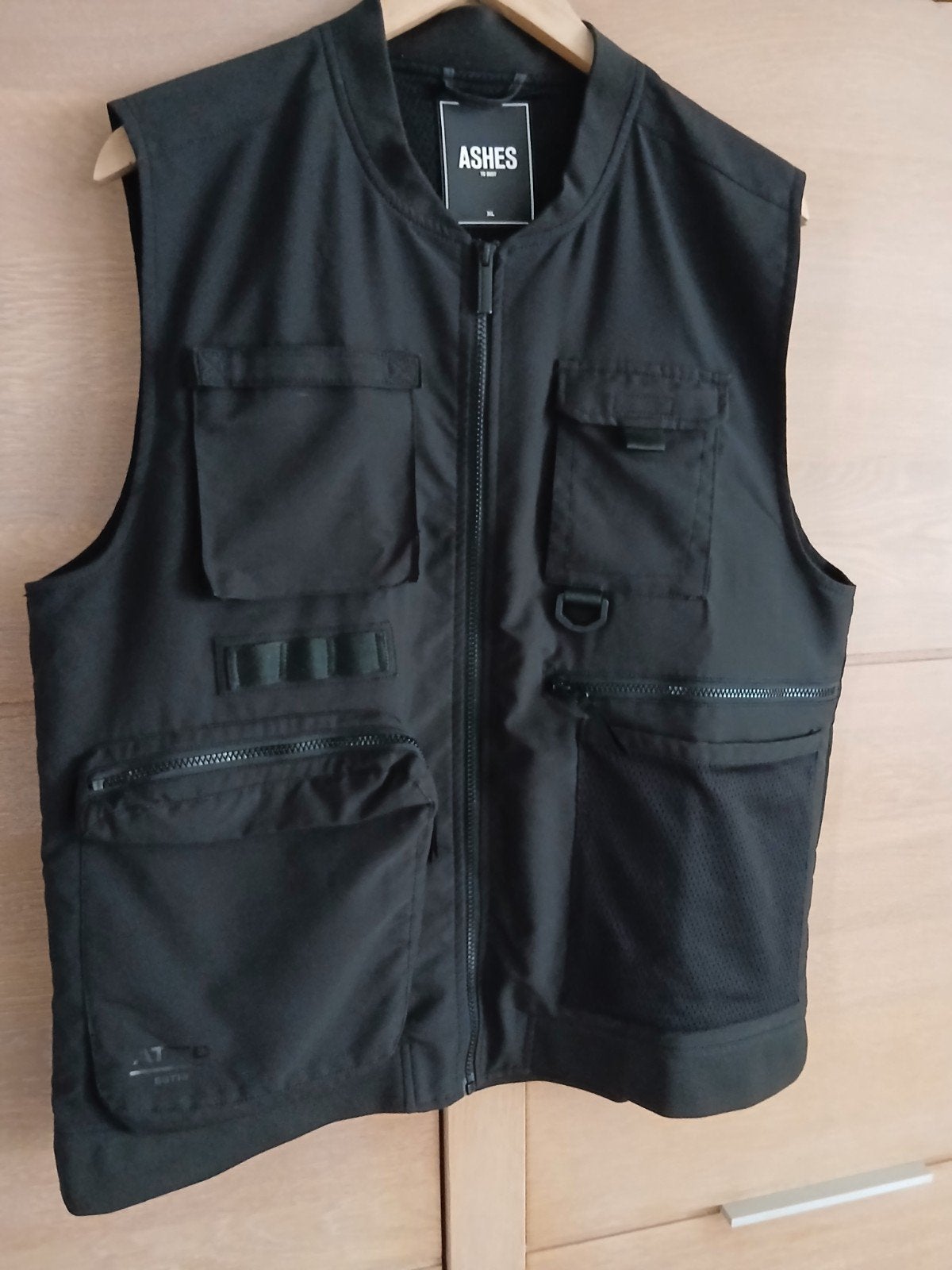 Ashes to dust  Vestje  maat XL, Kleding | Heren, Bodywarmers, Zwart, Ophalen of Verzenden, Gedragen, Maat 56/58 (XL)