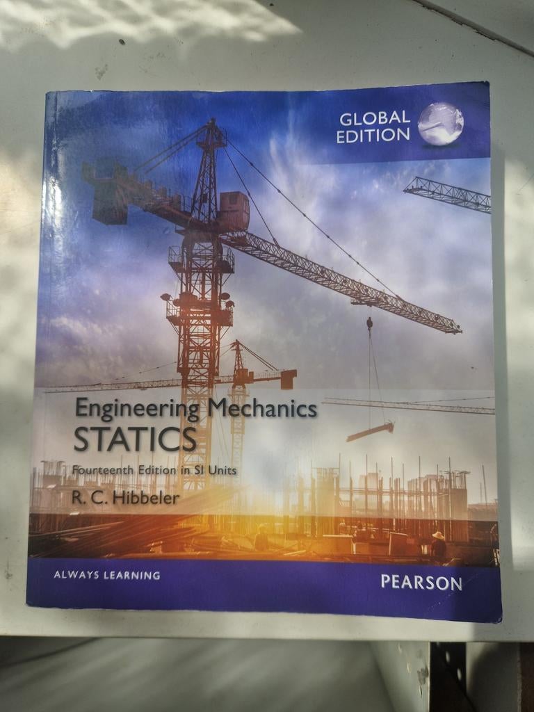 Engineering Mechanics Statics - R.C. Hibbeler, Ophalen, Zo goed als nieuw, Bouwkunde, R. C. Hibbeler