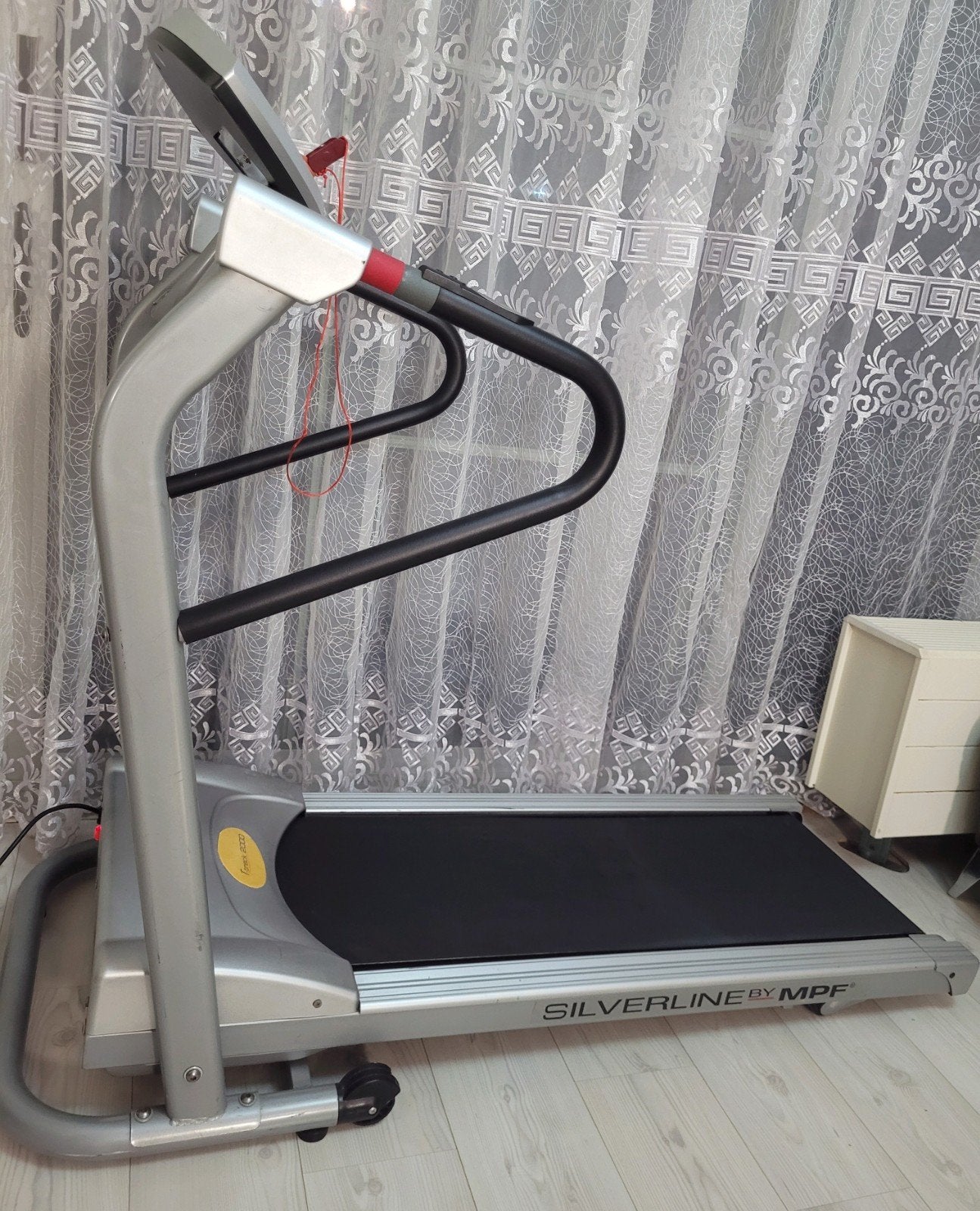 Opvouwbare Silverline by MPF T-Track 2000 Loopband, Ophalen, Gebruikt, Metaal, Loopband