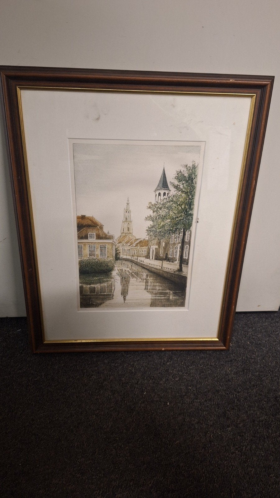ets tekening langegracht Amersfoort, Ophalen