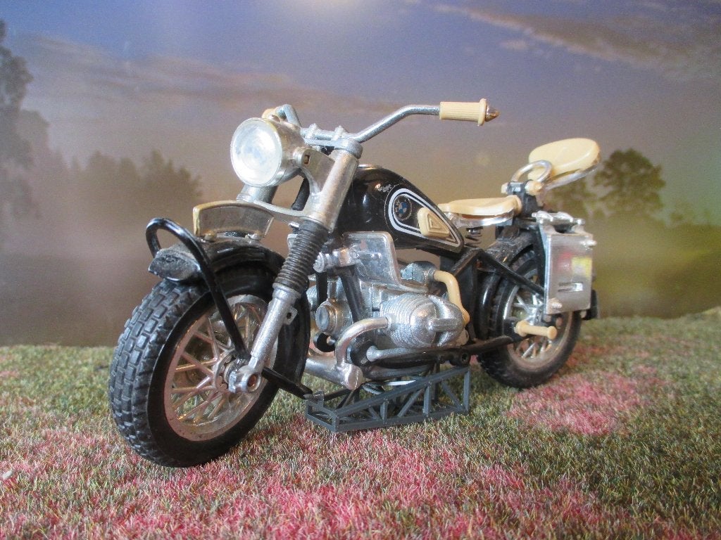 1:15 BMW R75 - Polistil zwart incompleet, Ophalen of Verzenden, Gebruikt, Motor, Overige merken