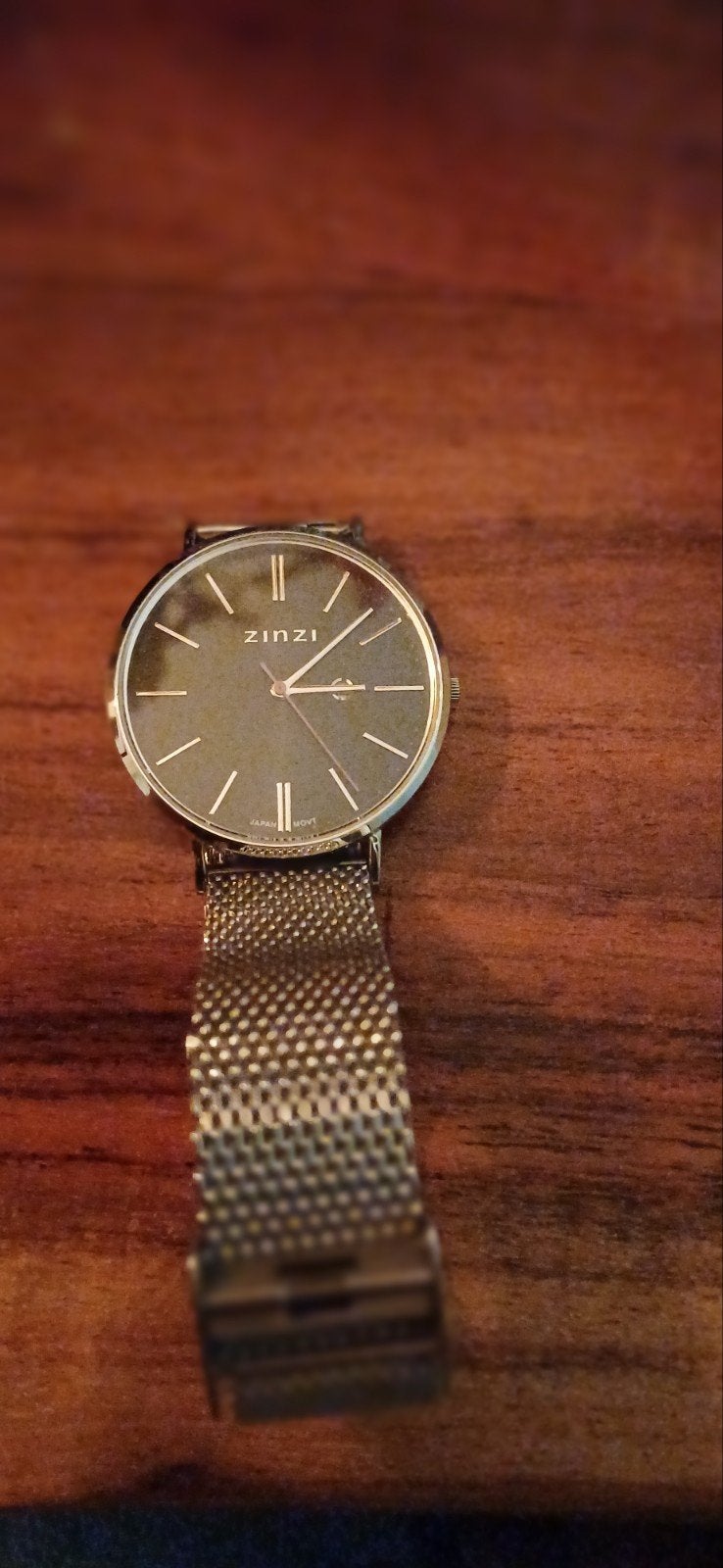 Zinzi dameshorloge met zilverkleurige mesh band, Sieraden, Tassen en Uiterlijk, Staal, Gebruikt, Staal, Polshorloge