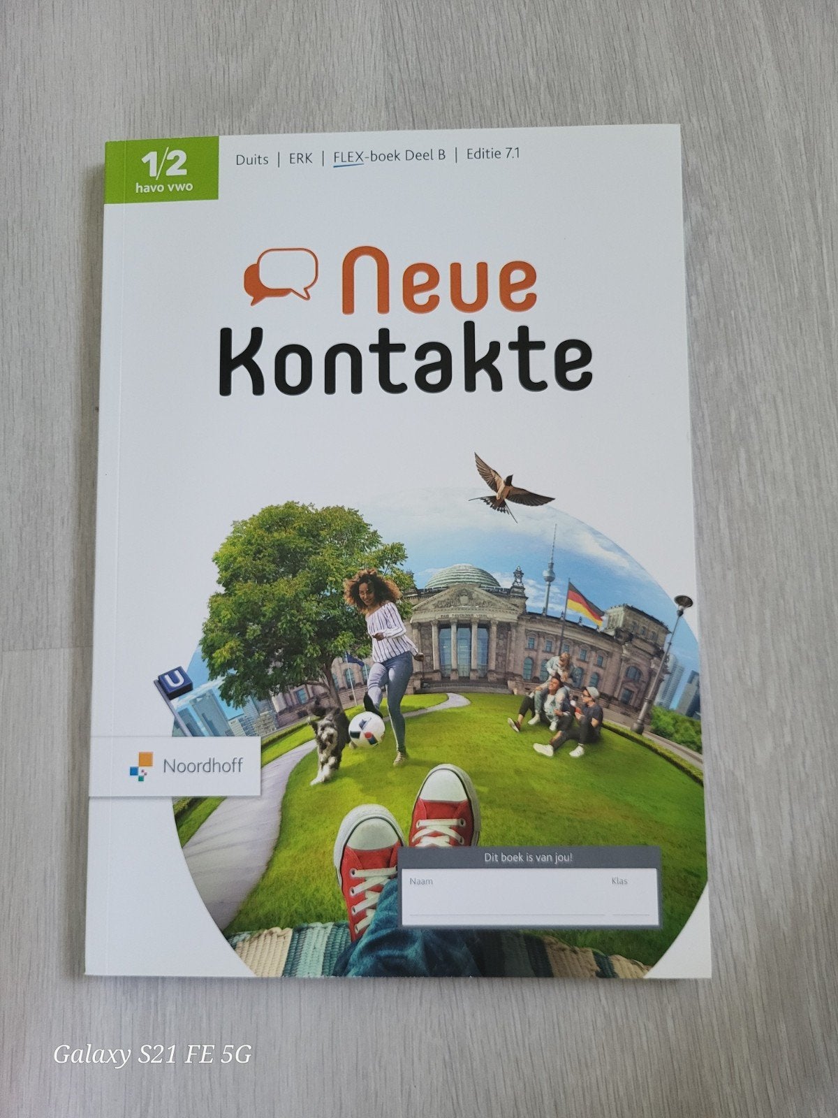 Neue Kontakte ed 7.1 havo/vwo 1-2 FLEX boek B, Ophalen of Verzenden, Zo goed als nieuw, Onbekend