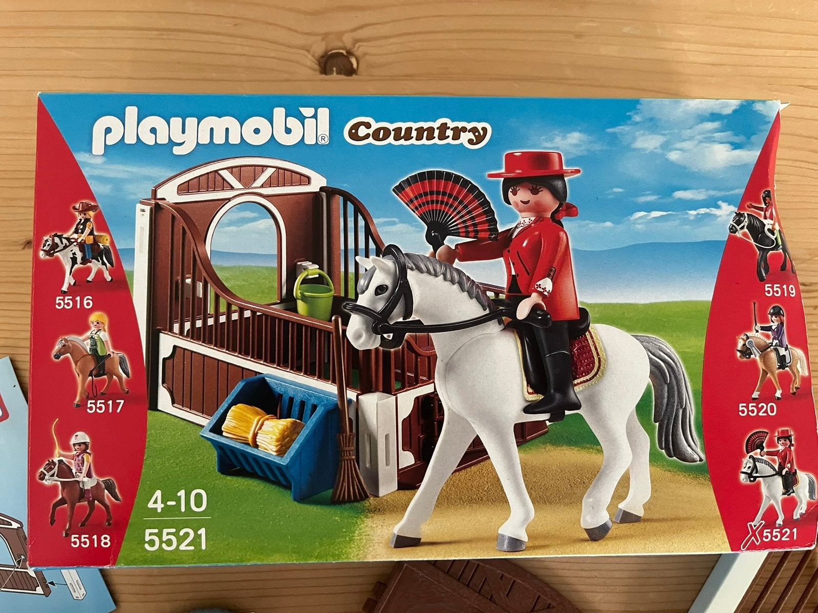 Playmobil 5521 - Andalusiër met paardenbox - zgan, Ophalen of Verzenden, Zo goed als nieuw, Complete set