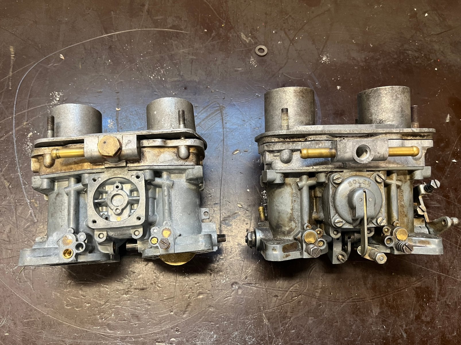 Twee Solex 40 PII carburateurs oa voor porsche 356/912, Ophalen of Verzenden, Porsche