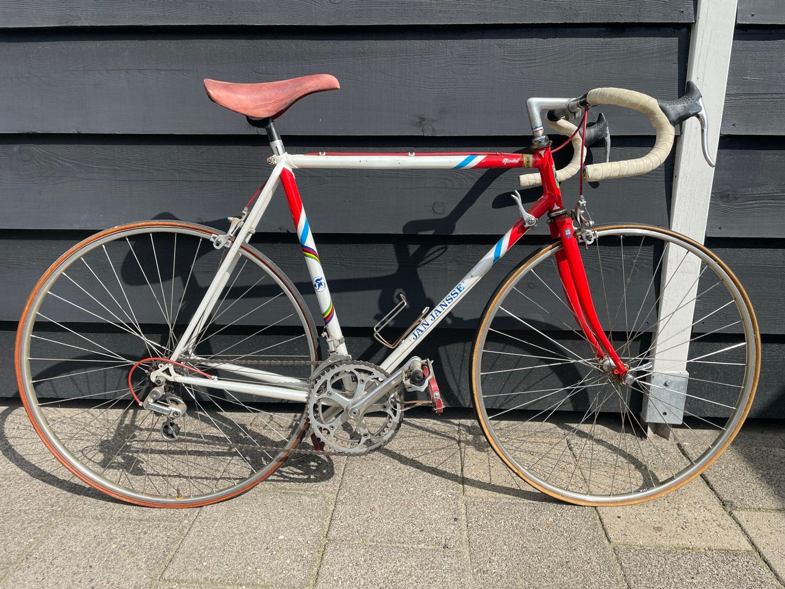 Vintage Jan Janssen racefiets - Klassieke racefiets, 28 inch, Gebruikt, 53 tot 57 cm, Ophalen