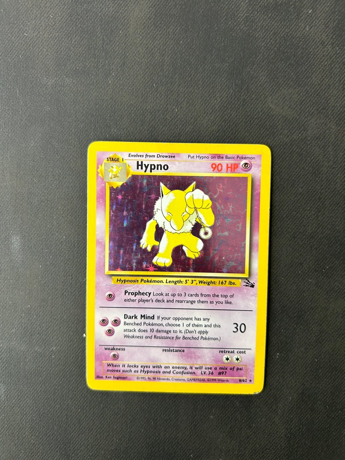 Hypno fossil holo, Ophalen of Verzenden, Nieuw, Losse kaart, Foil