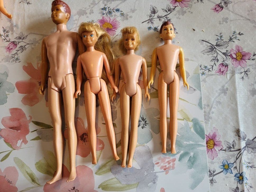 mattel jaren 6o.alan Ricky scooter en skipper.., Verzenden, Gebruikt, Pop