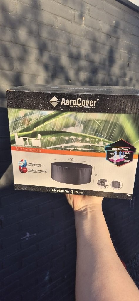 Platinum AeroCover tuinsethoes rond 250cm. Nieuw in doos., Ophalen of Verzenden, Nieuw