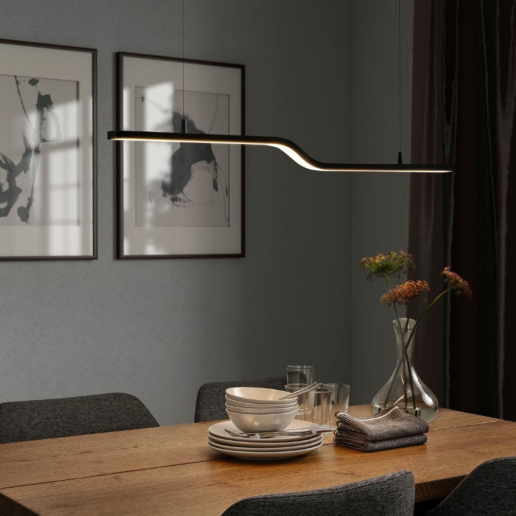 Hangende led lamp PILSKOTT, Ophalen, Gebruikt, Metaal