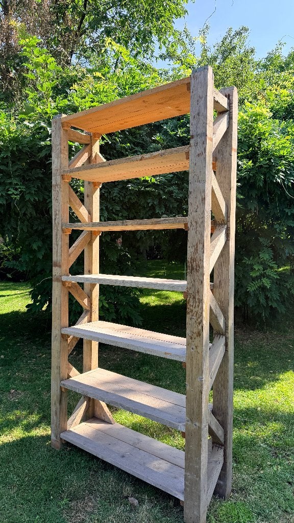 open boekenkast, Met plank(en), Gebruikt, 100 tot 150 cm, 200 cm of meer