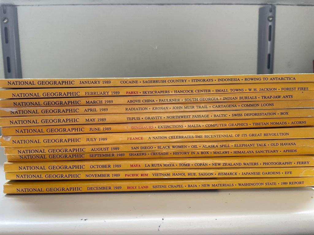 National Geographic Magazine jaargang 1989, Ophalen of Verzenden, Zo goed als nieuw, Wetenschap en Natuur