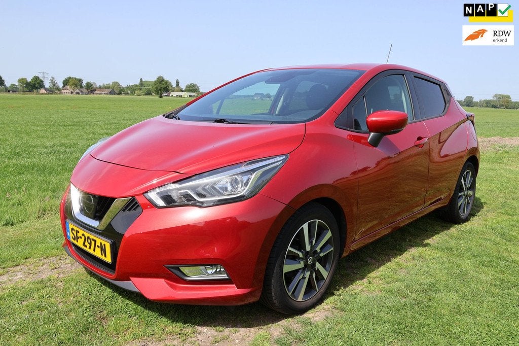 Nissan Micra 0.9 IG-T N-Connecta|Parkeercamera|Garantie|Deal, Auto's, Nissan, Bedrijf, Te koop, Micra, ABS, Achteruitrijcamera