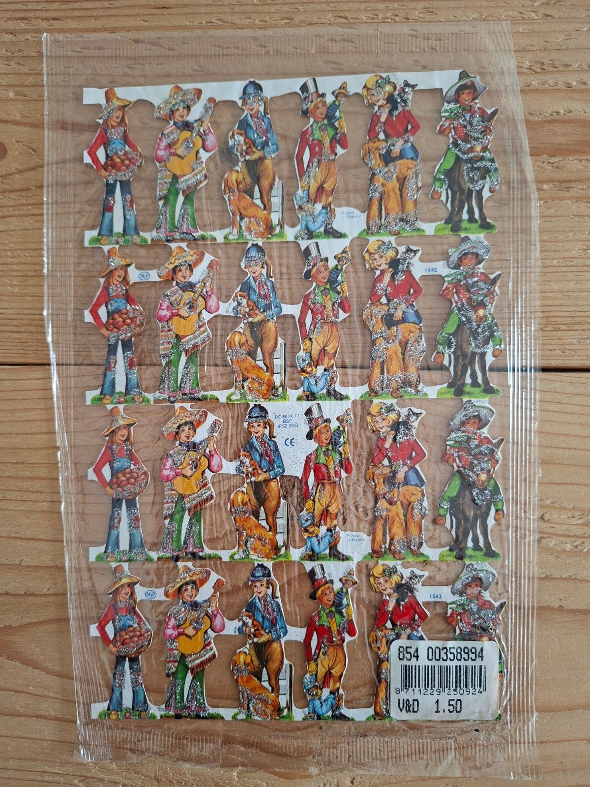 Vintage Poëzieplaatjes MLP ongeopend  - Mamelok Press 1542, Ophalen of Verzenden, Nieuw, Meerdere plaatjes
