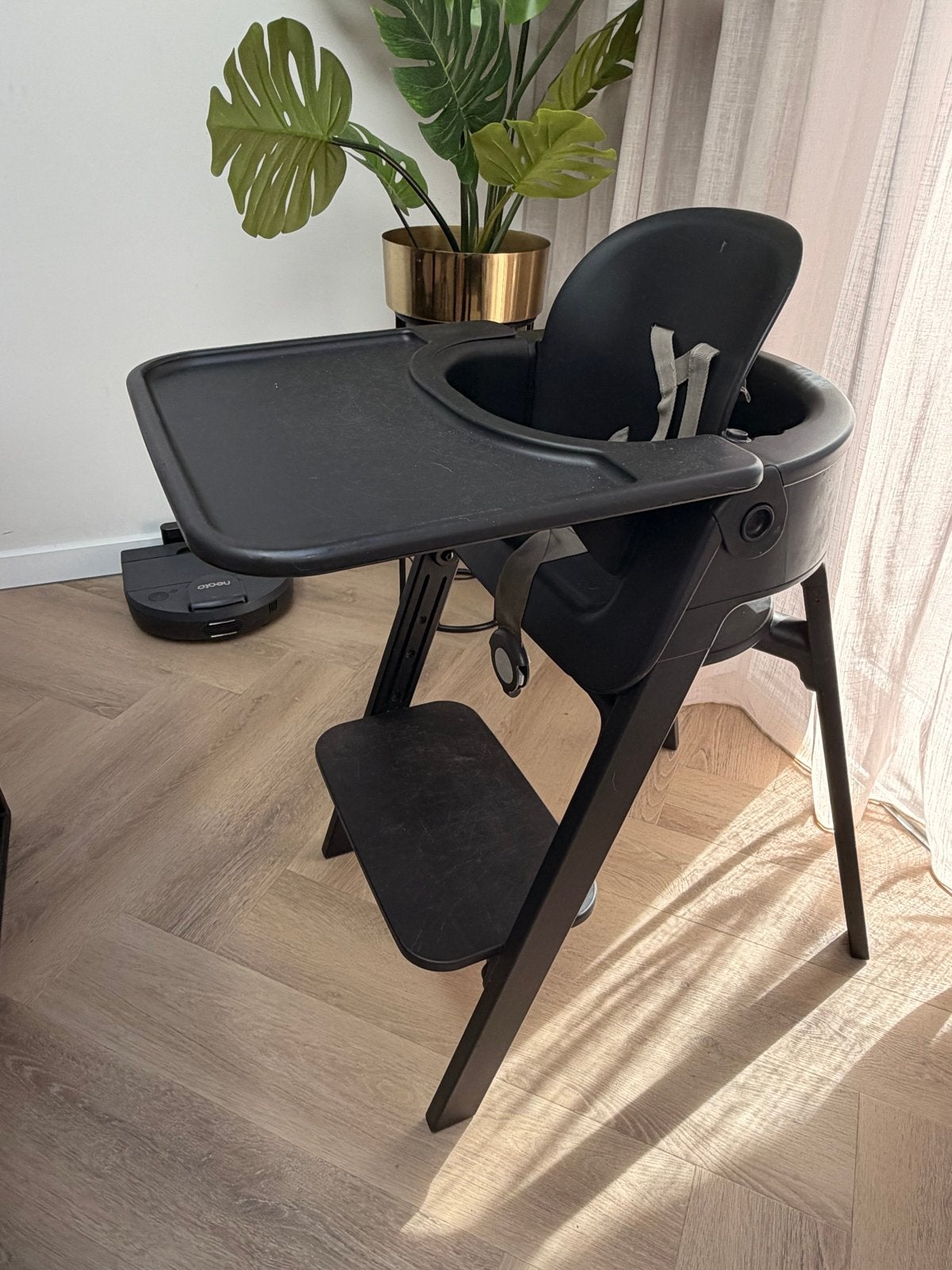 Complete Stokke kinderstoel, Ophalen, Gebruikt, Meegroeistoel, Gordel(s)