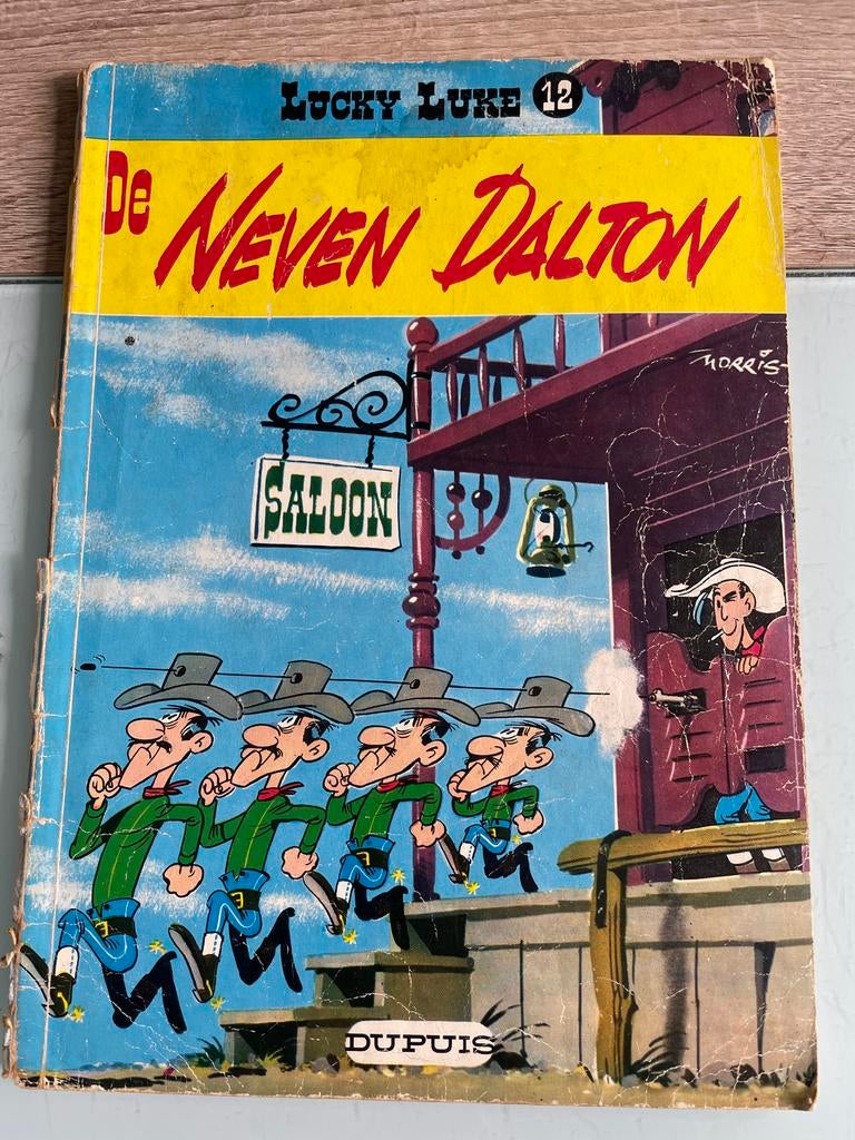 Lucky Luke 12: De Neven Dalton - Vintage Stripboek, Boeken, Stripboeken, Eén stripboek, Ophalen, Gelezen