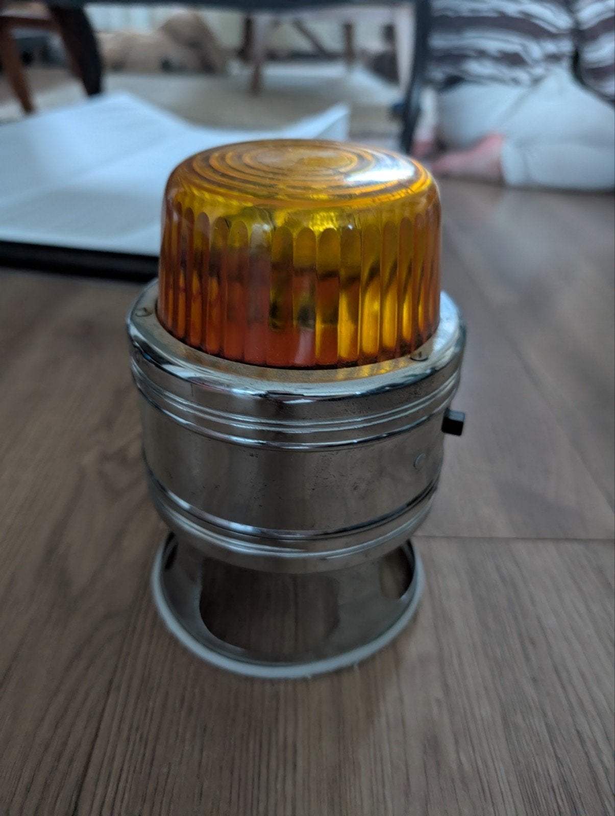 Vintage Oranje Zwaailicht - Werkend, Ophalen of Verzenden
