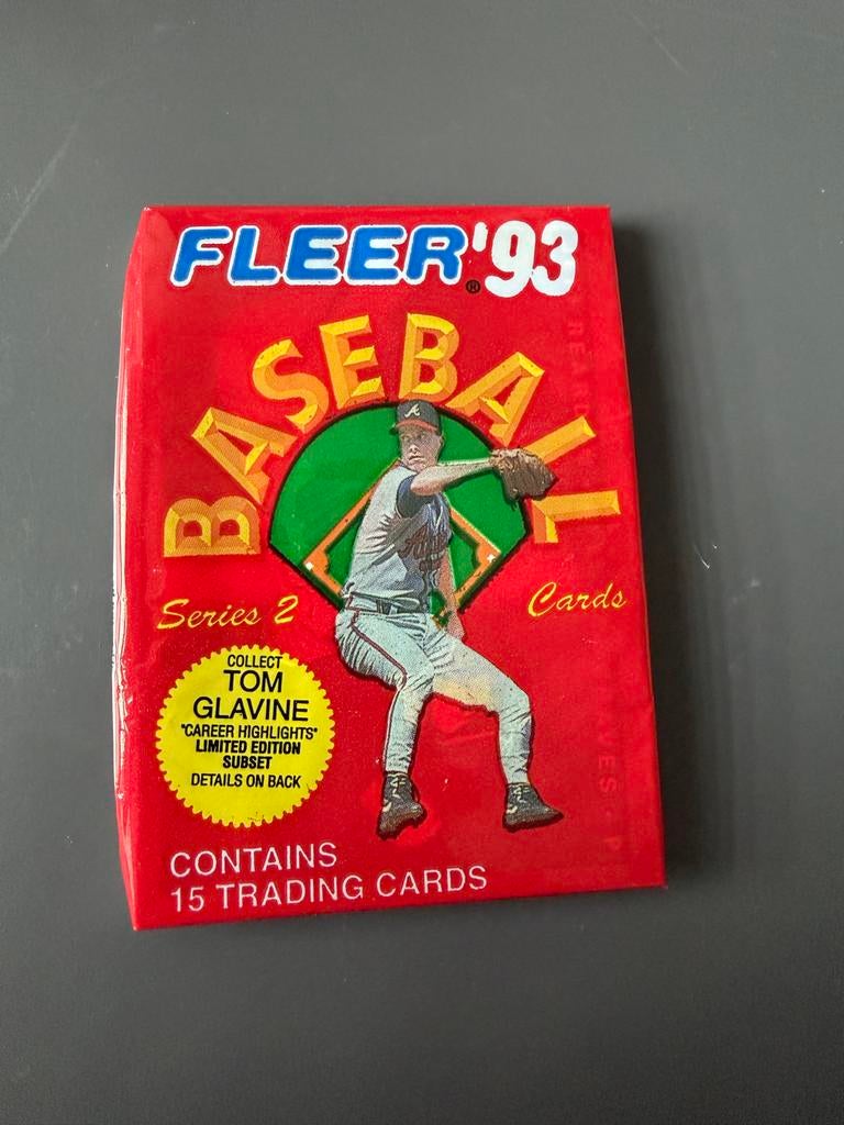 Fleer '93 Baseball Series 2 Booster Ongeopend, Ophalen of Verzenden, Nieuw, Booster